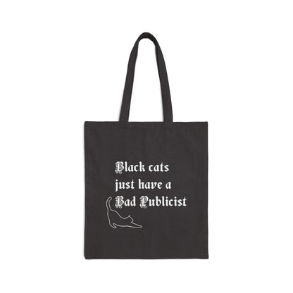 Corner cat tote bag
