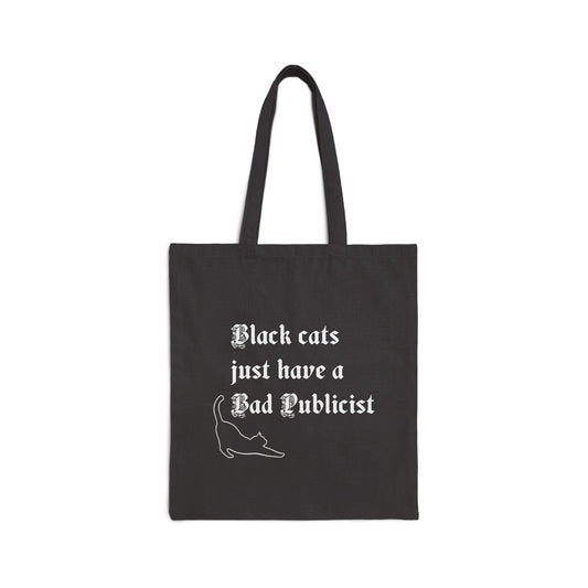 Corner cat tote bag